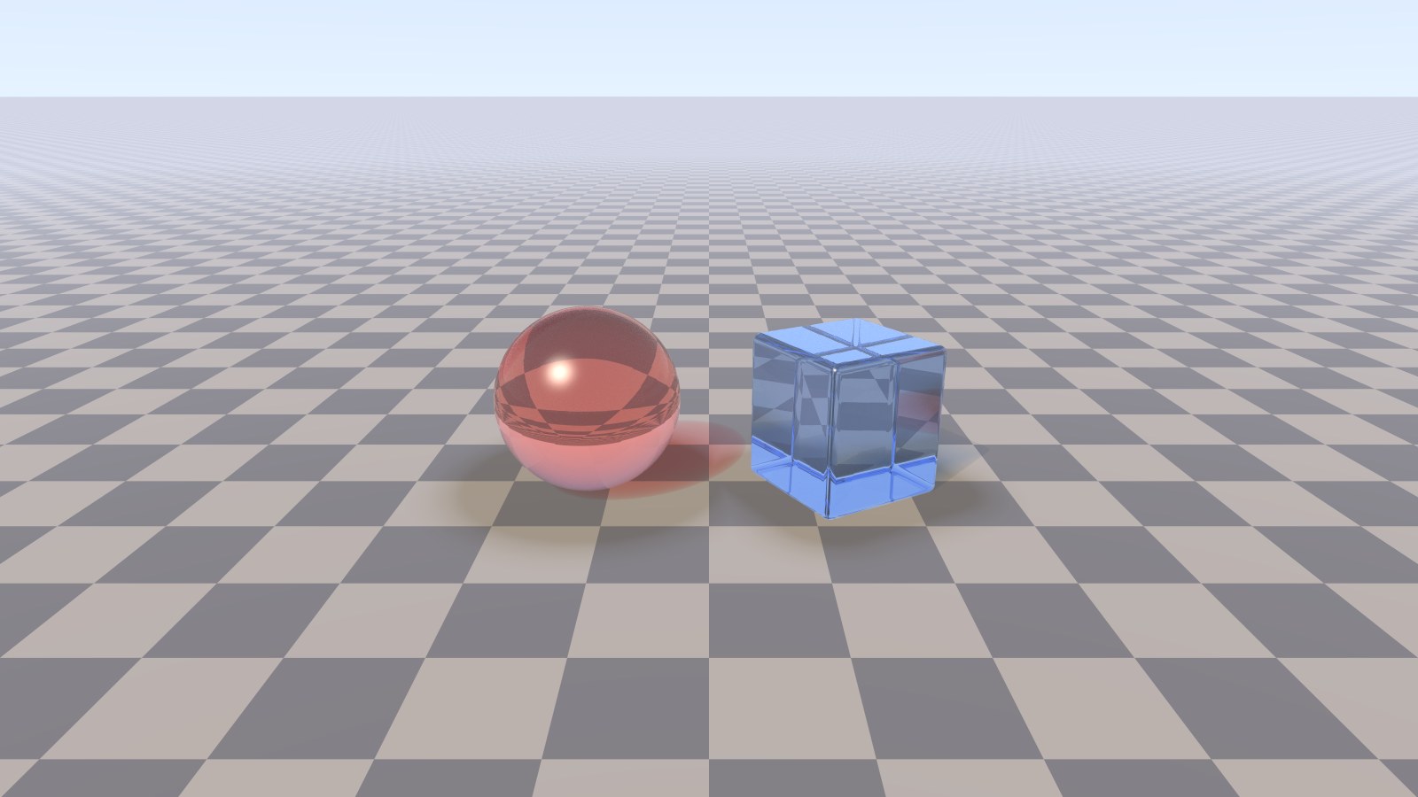 Coloured glass with tinted shadows
